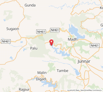 Map of Julwandi, Maharashtra