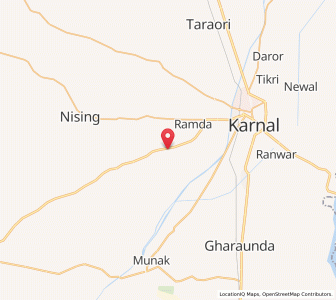 Map of Jundla, Haryana
