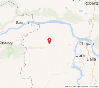 Map of Jungel, Madhya Pradesh