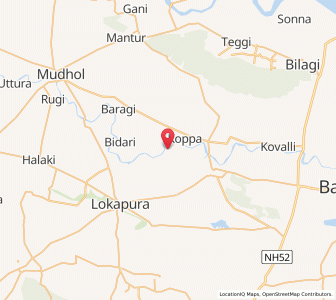 Map of Junnur, Karnataka
