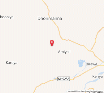 Map of Kabuli, Rajasthan