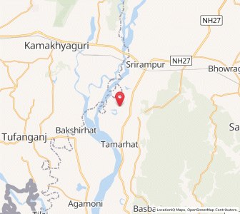 Map of Kacharigaon, Assam