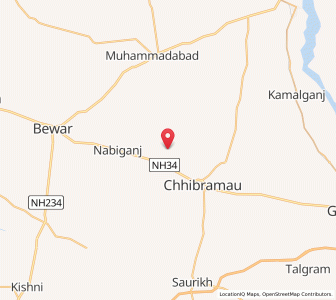 Map of Kachhpur, Uttar Pradesh