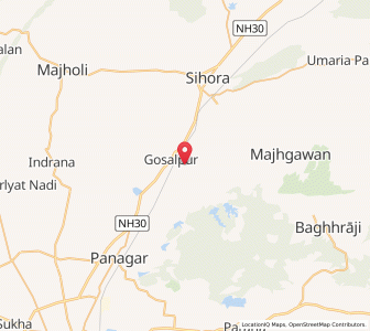 Map of Kachhpura, Madhya Pradesh