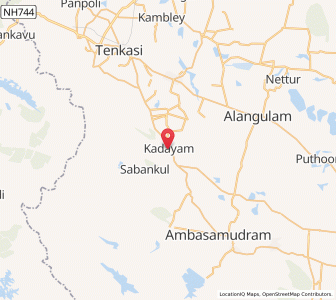 Map of Kadaiyam, Tamil Nadu