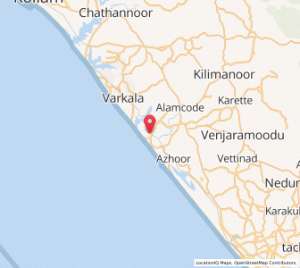 Map of Kadakkavoor, Kerala