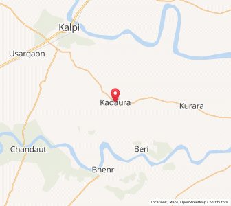Map of Kadaura, Uttar Pradesh