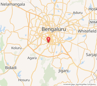 Map of Kaderanahalli Junction, Karnataka
