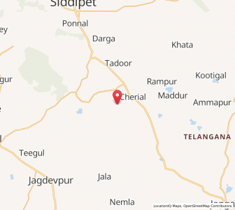 Map of Kadergu, Andhra Pradesh
