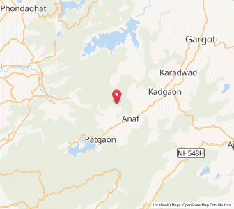 Map of Kadgaon, Maharashtra