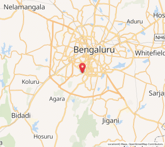 Map of Kadirenahalli, Karnataka