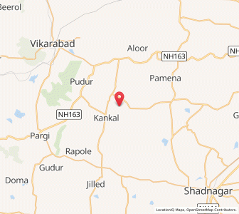 Map of Kadmur, Andhra Pradesh