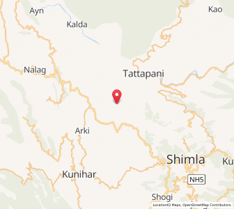 Map of Kaflag, Himachal Pradesh