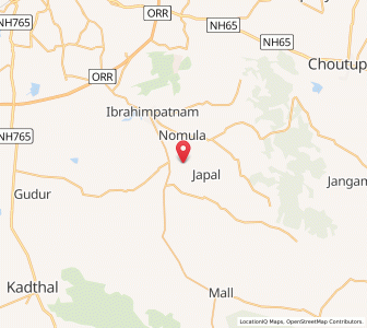 Map of Kagazgutta, Andhra Pradesh