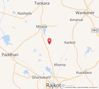 Map of Kagdari, Gujarat