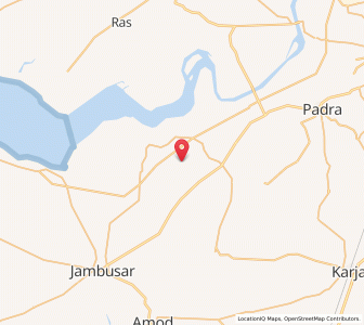 Map of Kahanuwa, Gujarat