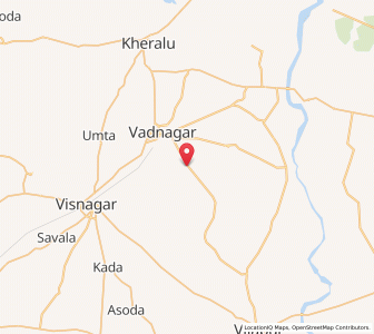 Map of Kahipur, Gujarat