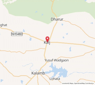 Map of Kaij, Maharashtra