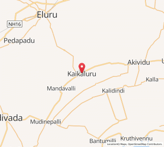 Map of Kaikalur, Andhra Pradesh