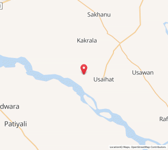 Map of Kaila, Uttar Pradesh