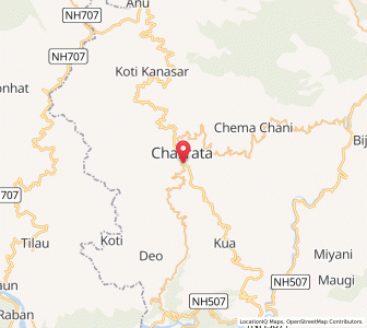 Map of Kailana, Uttarakhand