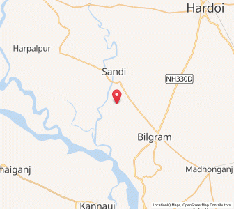 Map of Kaimau, Uttar Pradesh