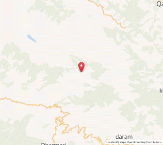 Map of Kaindor, Kashmir