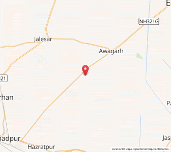 Map of Kaipur, Uttar Pradesh