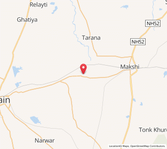 Map of Kaitha, Madhya Pradesh