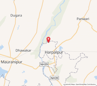 Map of Kaithokar, Madhya Pradesh
