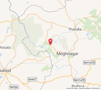 Map of Kajlidong, Madhya Pradesh