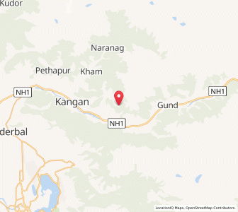 Map of Kajpathar, Kashmir