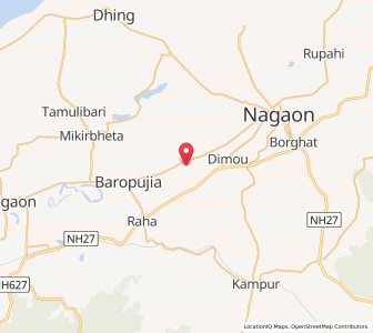 Map of Kakaman, Assam