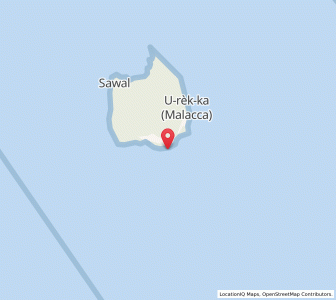 Map of Kakana, Andaman and Nicobar Islands