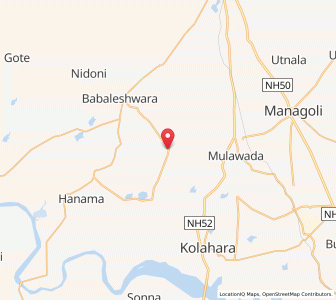Map of Kakhandiki, Karnataka