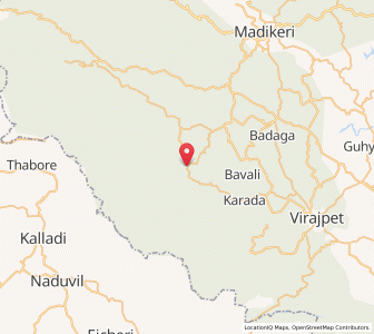 Map of Kakkabe, Karnataka