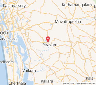 Map of Kakkad, Kerala