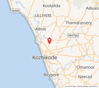 Map of Kakkodi, Kerala