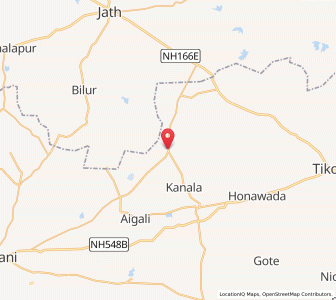 Map of Kakmari, Maharashtra