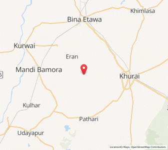 Map of Kakrawali, Madhya Pradesh
