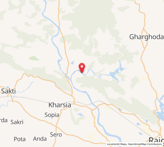 Map of Kakricholi, Chhattisgarh