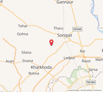 Map of Kakroi, Haryana