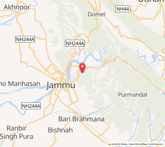 Map of Kaladabar, Kashmir