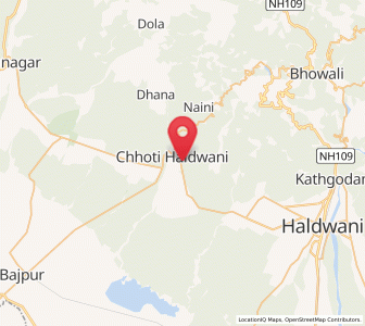 Map of Kaladhungi, Uttarakhand