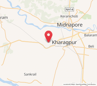 Map of Kalaikunda, West Bengal