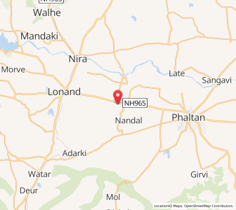 Map of Kalaj, Maharashtra