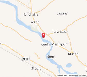 Map of Kalakankar, Uttar Pradesh