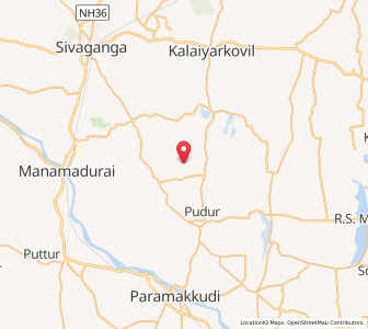 Map of Kalakkulam, Mizoram