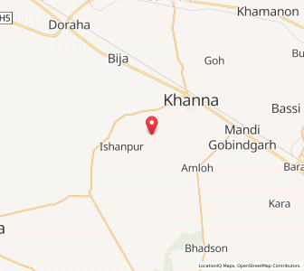 Map of Kalal Mazra, Punjab