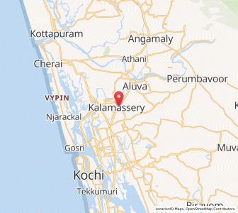 Map of Kalamassery, Kerala